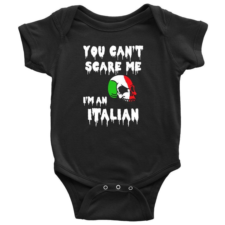 Halloween Kids Shirt-You cant Scare me Im an Italian