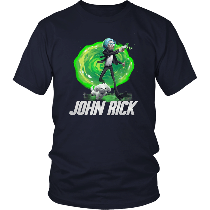 JOHN RICK SHIRT FUNNY JOHN WICK - RICK AND MORTY