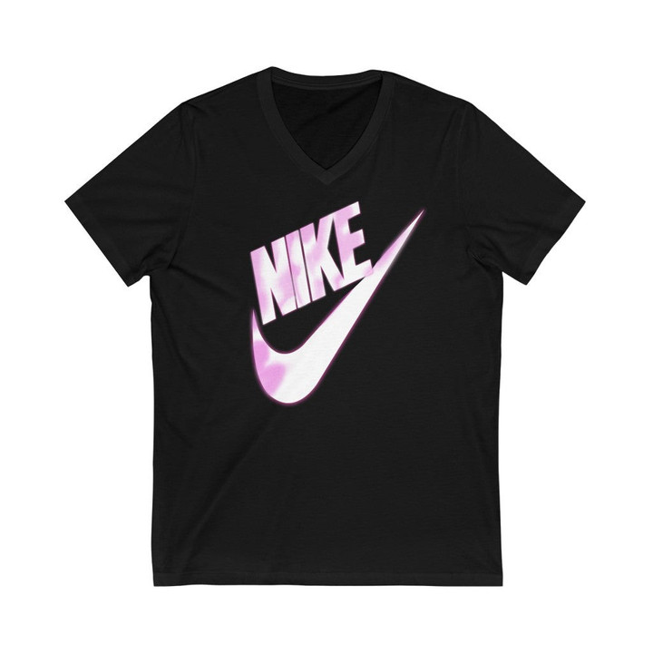 Nike pink Short Sleeve V-Neck Tee