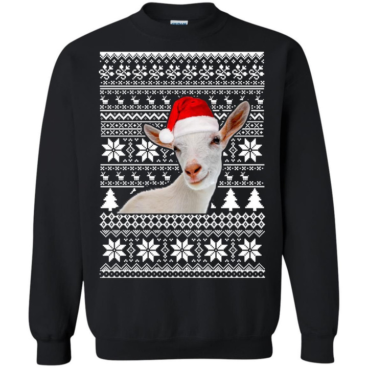 Goat Santa Christmas Sweater