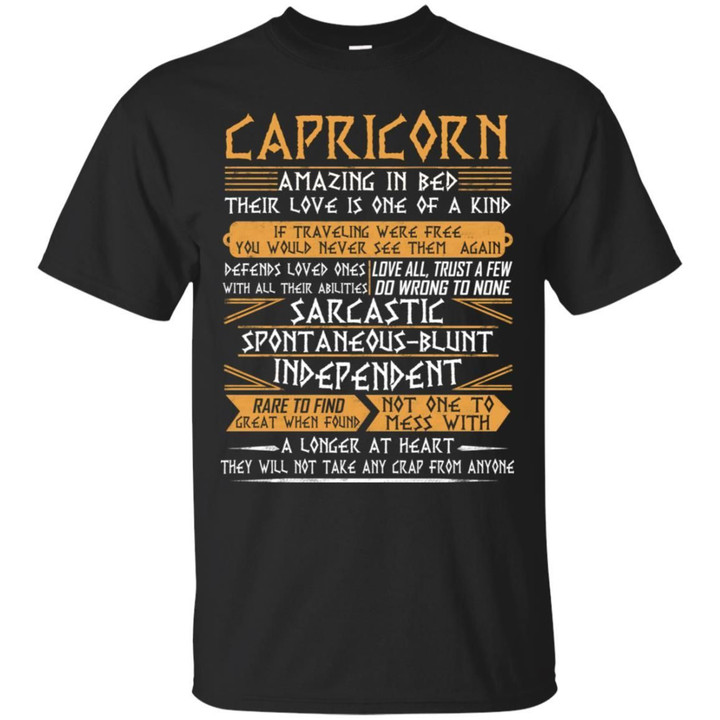 Capricorn Amazing In Bed Their Love Is One Of A Kind Shirt