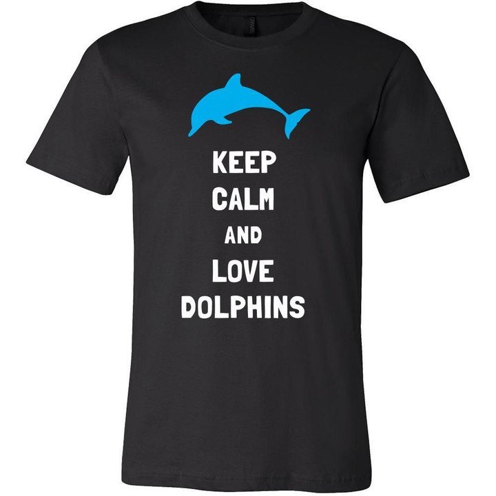 Dolphin Shirt - Keep Calm - Animal Lover Gift