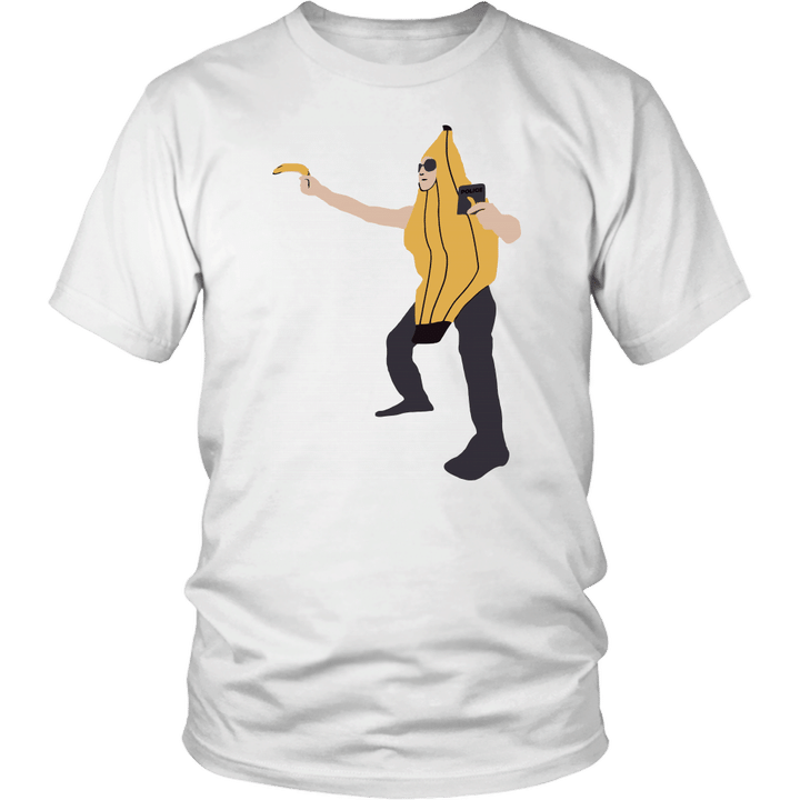 Police Gun Banana Shirt