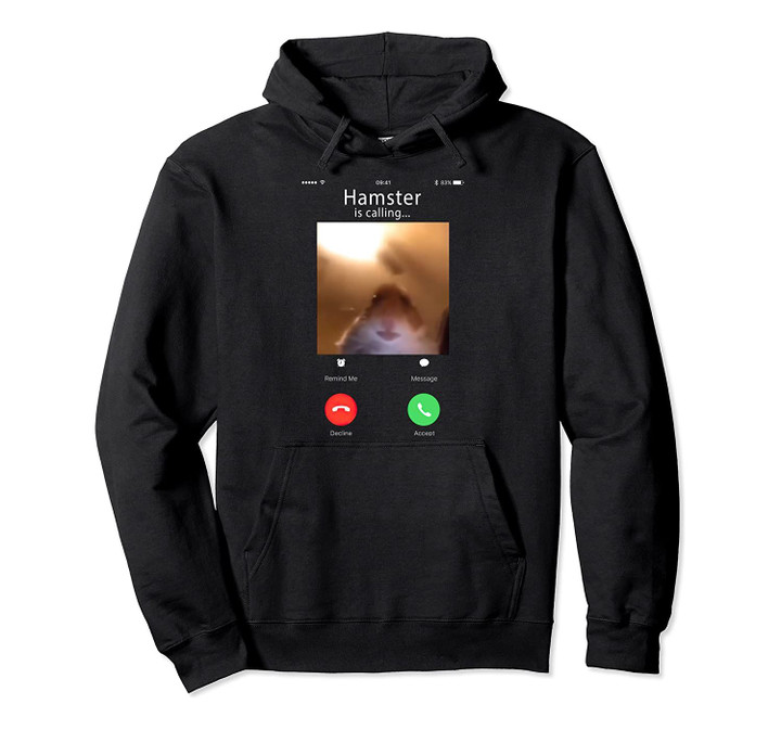 dank meme hamster staring front camera hamster calling gift Pullover Hoodie, T Shirt, Sweatshirt