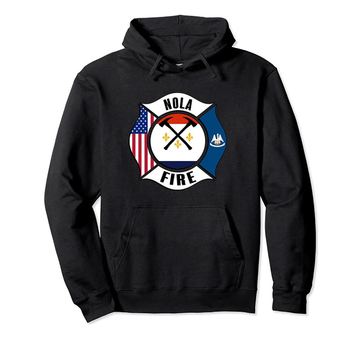 New Orleans Fire Rescue Department Louisiana Firefighters Pullover Hoodie, T Shirt, Sweatshirt