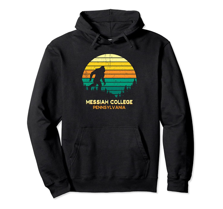 Retro Messiah College, Pennsylvania Big foot Souvenir Pullover Hoodie, T Shirt, Sweatshirt