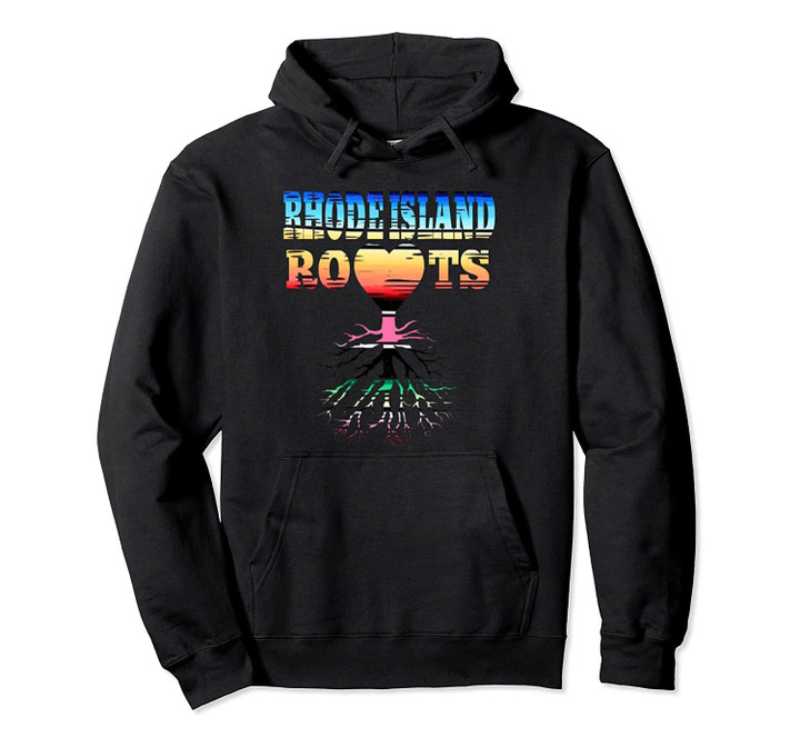 Rhode Island Roots Tree Root Heart Serape Cute Gift Pullover Hoodie, T Shirt, Sweatshirt