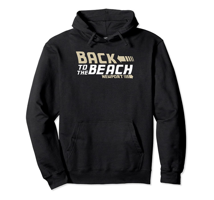 Retro Back to the Beach Newport Rhode Island Funny Beach Pullover Hoodie, T Shirt, Sweatshirt