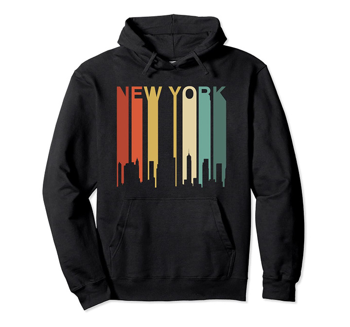Retro New York Vintage City Urban Skyline NYC NY Architect Pullover Hoodie, T Shirt, Sweatshirt