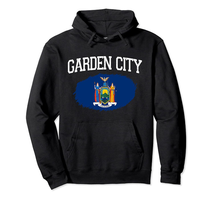 GARDEN CITY NY NEW YORK Flag Vintage USA Sports Men Women Pullover Hoodie, T Shirt, Sweatshirt