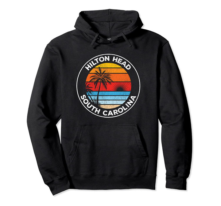 Vintage Hilton Head South Carolina Souvenir Beach Pullover Hoodie, T Shirt, Sweatshirt