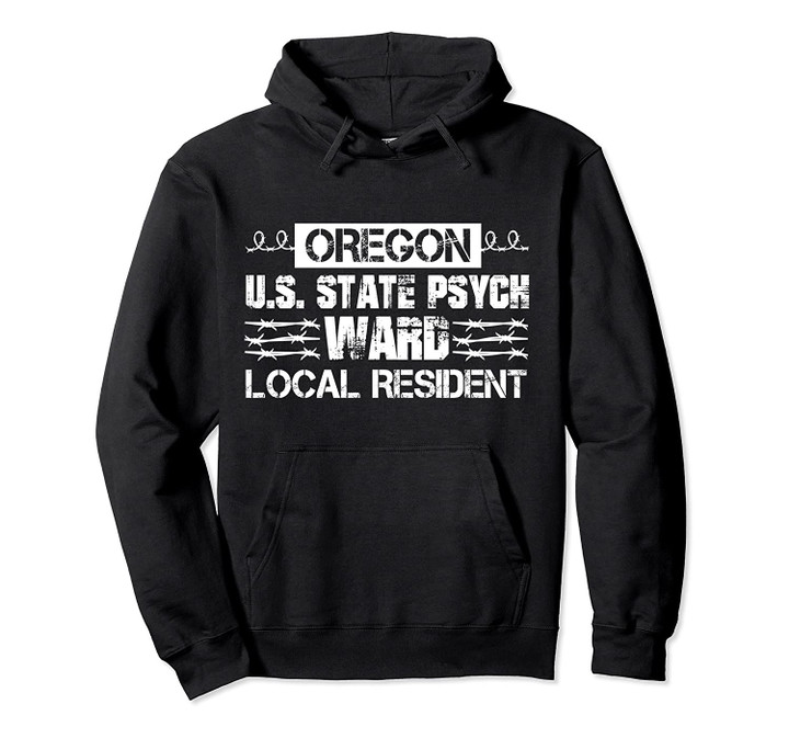 Oregon U.S. Inmate Psych Ward County State Jail Halloween Pullover Hoodie, T Shirt, Sweatshirt
