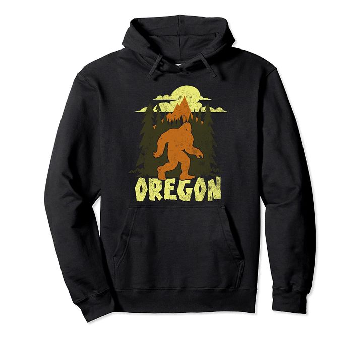 Oregon Bigfoot Hunter Believe Sasquatch State Pride Pullover Hoodie, T Shirt, Sweatshirt
