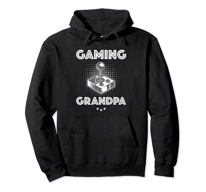 Gaming Grandpa for Old Man Video Game Player Grandfather Pullover Hoodie, T Shirt, Sweatshirt