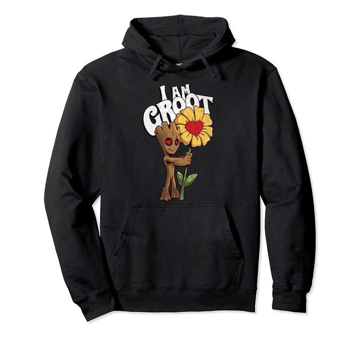 Marvel Guardians I AM GROOT Daisy Flower Valentine's Hoodie, T Shirt, Sweatshirt