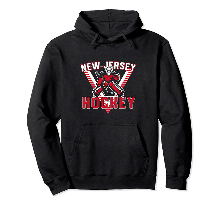 Old School New Jersey Hockey Retro 90s Pullover Hoodie, T Shirt, Sweatshirt