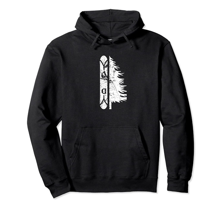 Vintage Pine Snowboard Snowboarding Gift Pullover Hoodie, T Shirt, Sweatshirt
