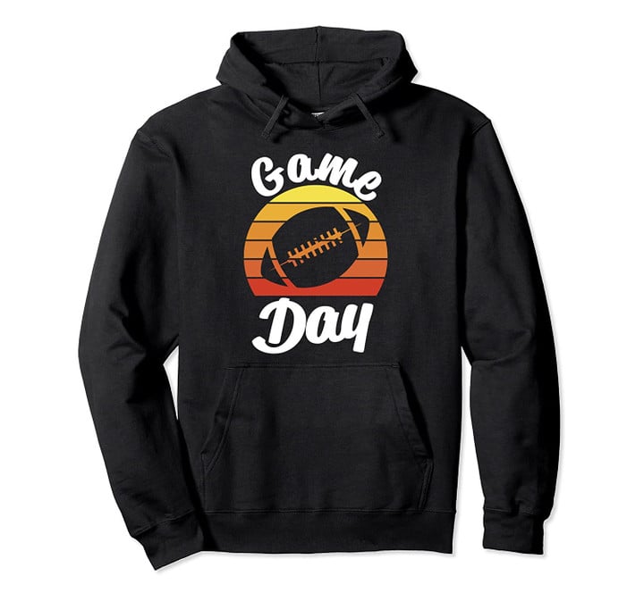 Vintage Game Day Football Clothes Design Funny Football Love Pullover Hoodie, T Shirt, Sweatshirt