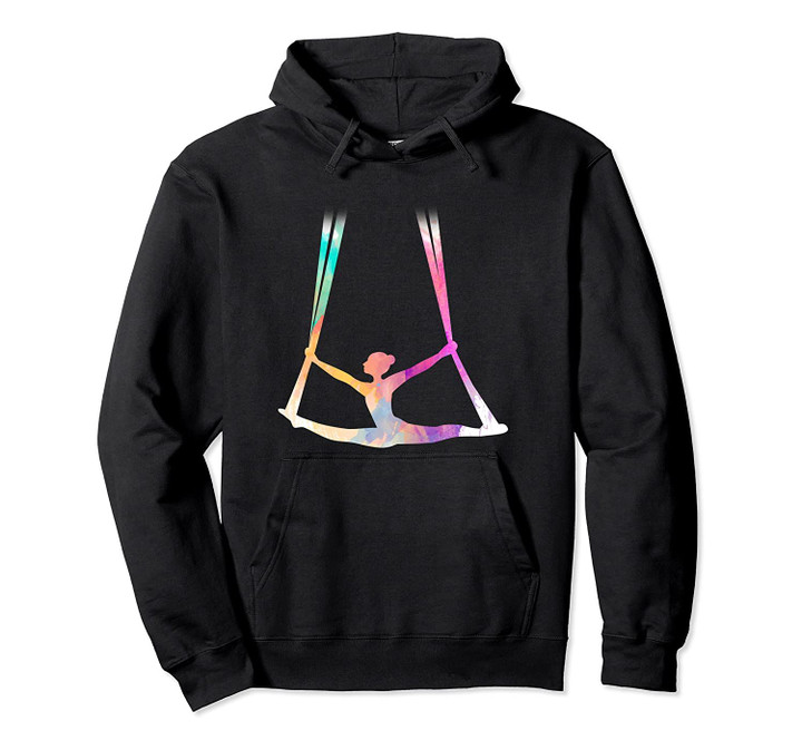 Aerial Silks Circus Yoga Pullover Hoodie, T Shirt, Sweatshirt