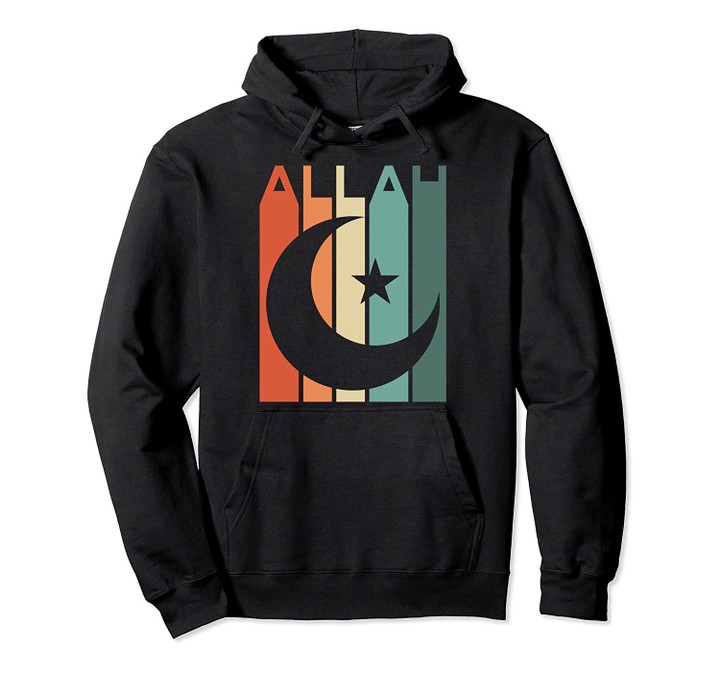 Allah Retro Islam Muslim Nation Ramadan Arabic Retro Pullover Hoodie, T Shirt, Sweatshirt