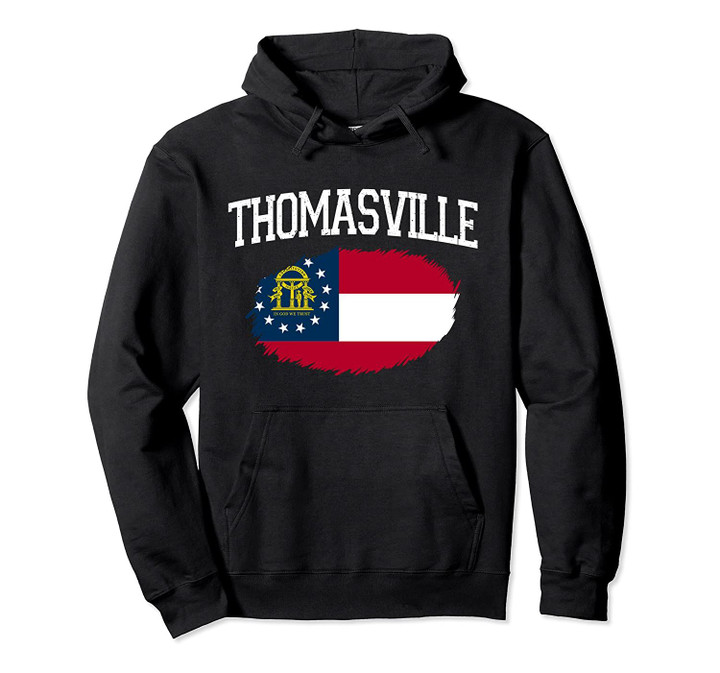 THOMASVILLE GA GEORGIA Flag Vintage USA Sports Men Women Pullover Hoodie, T Shirt, Sweatshirt