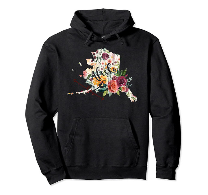 Alaska Flowers Floral Heart Arrow Hoodie Sweatshirt, T Shirt, Sweatshirt