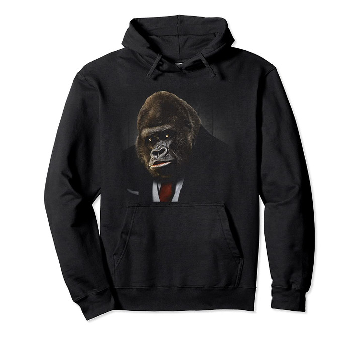 Gorilla in a Suit Pullover Hoodie, T Shirt, Sweatshirt