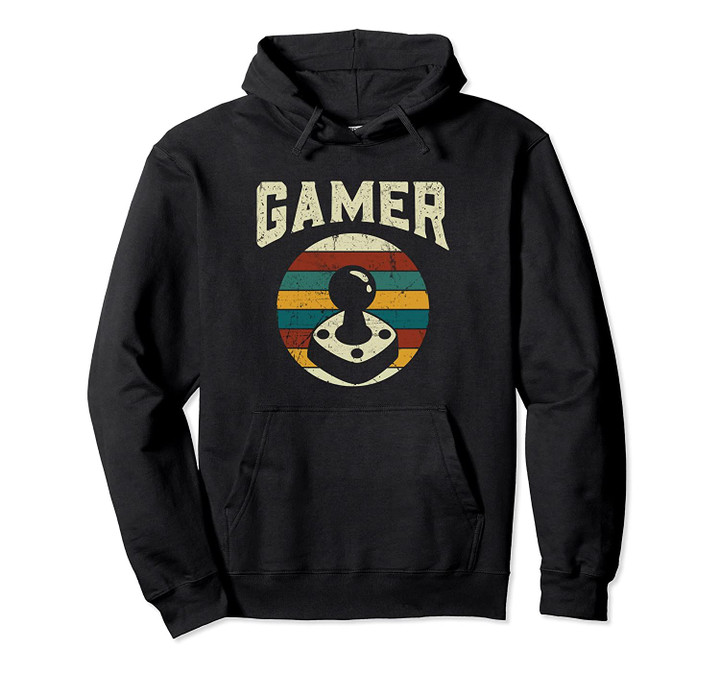 Video Game Retro Gamer Gift Pullover Hoodie, T Shirt, Sweatshirt
