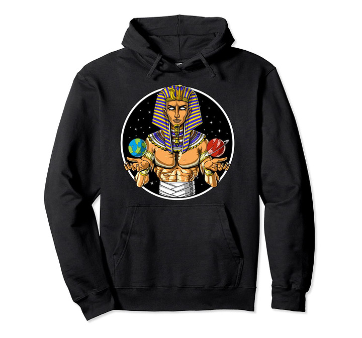 Space Egyptian Pharaoh Tutankhamun King Tut Pullover Hoodie, T Shirt, Sweatshirt