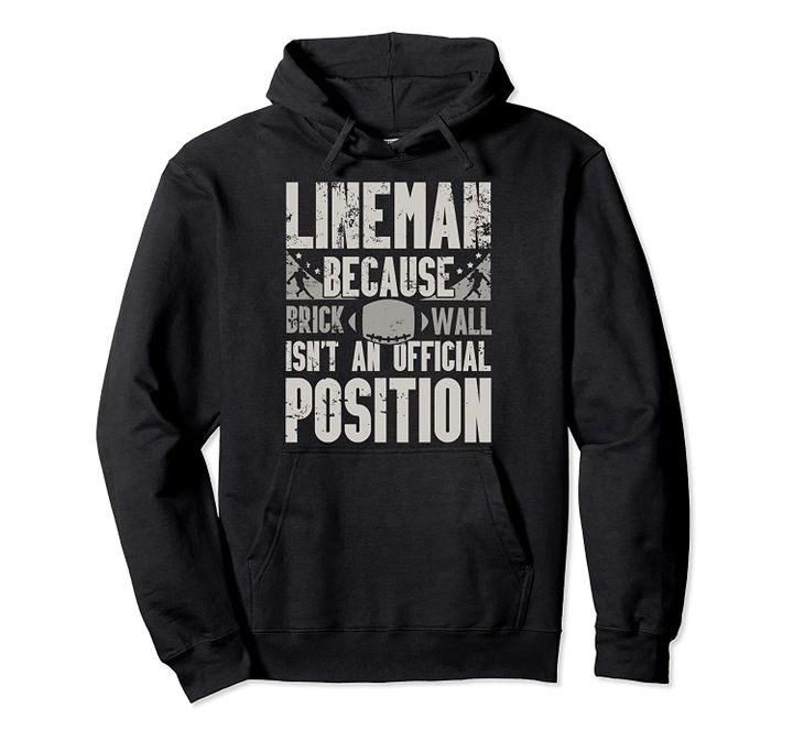 Football Lineman Design for Fall Game Days Pullover Hoodie, T Shirt, Sweatshirt