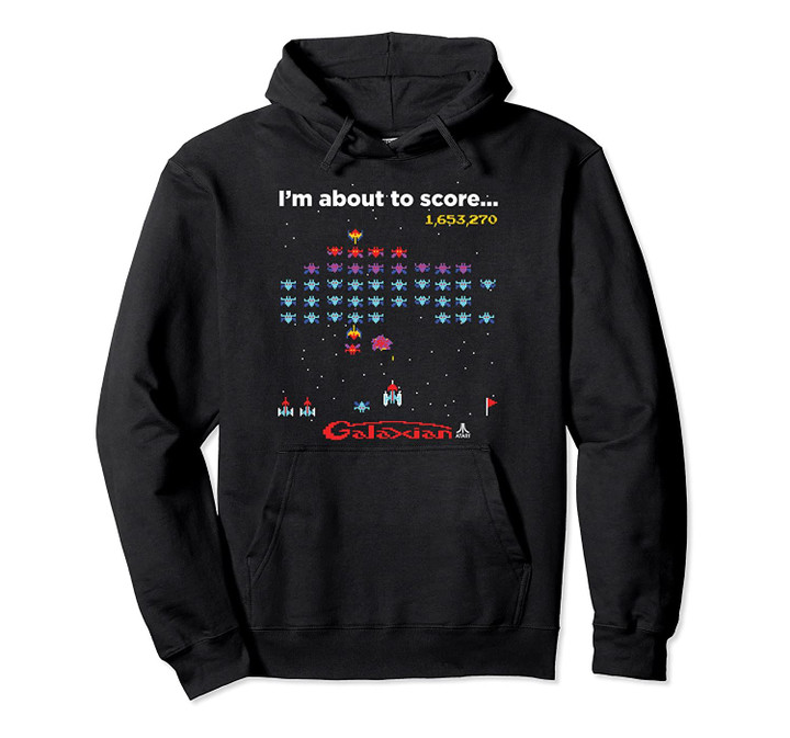 Atari Galaxian Arcade Game Pullover Hoodie, T Shirt, Sweatshirt