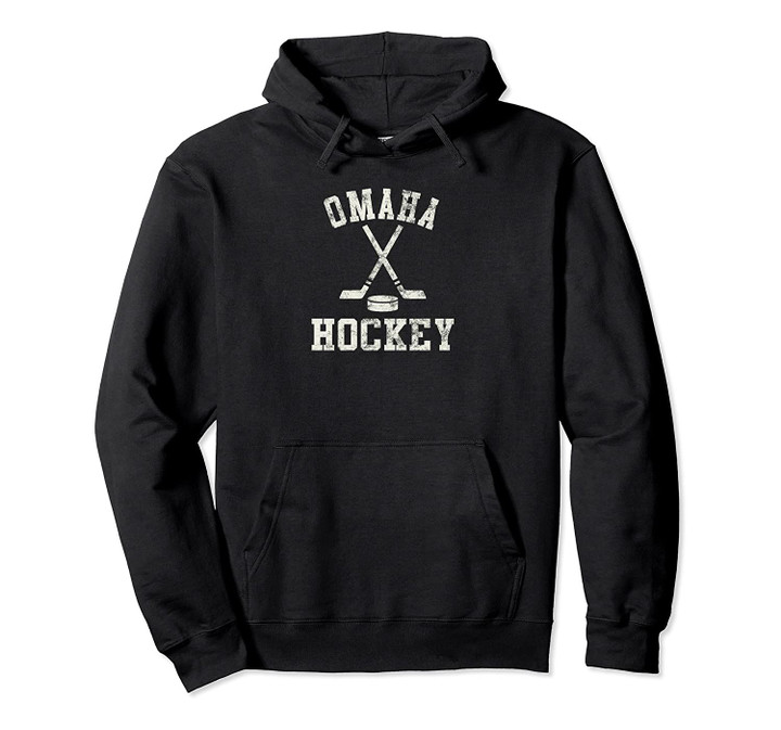 Vintage Omaha Hockey Pullover Hoodie, T Shirt, Sweatshirt