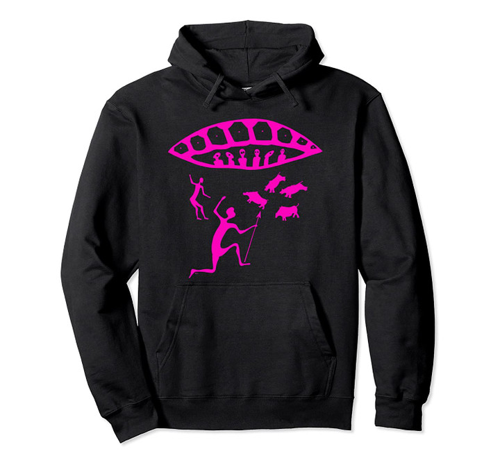 Fuschia Ancient Aliens and Primitive UFO Hoodie, T Shirt, Sweatshirt