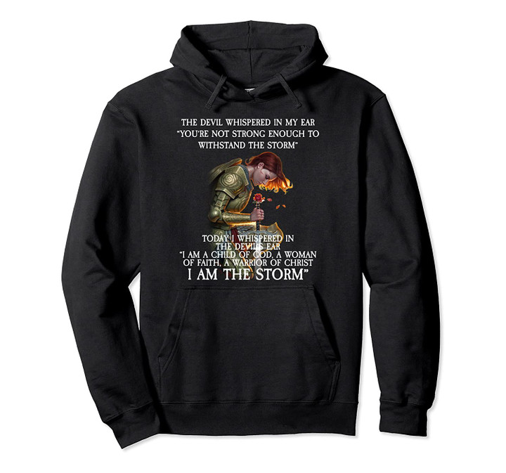 I AM THE STORM - Lung Cancer Awareness Pullover Hoodie, T Shirt, Sweatshirt