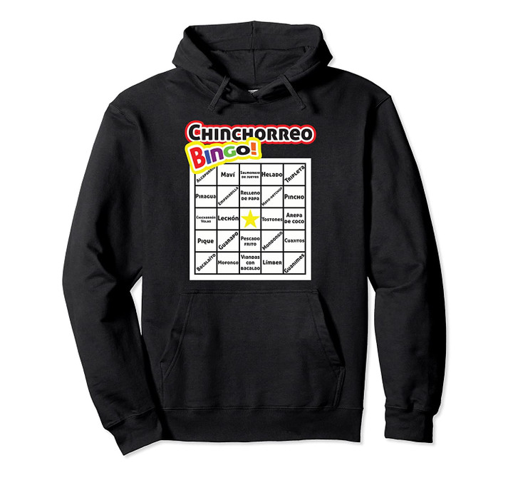 Chinchorreo Bingo Funny Puerto Rican Game Pullover Hoodie, T Shirt, Sweatshirt