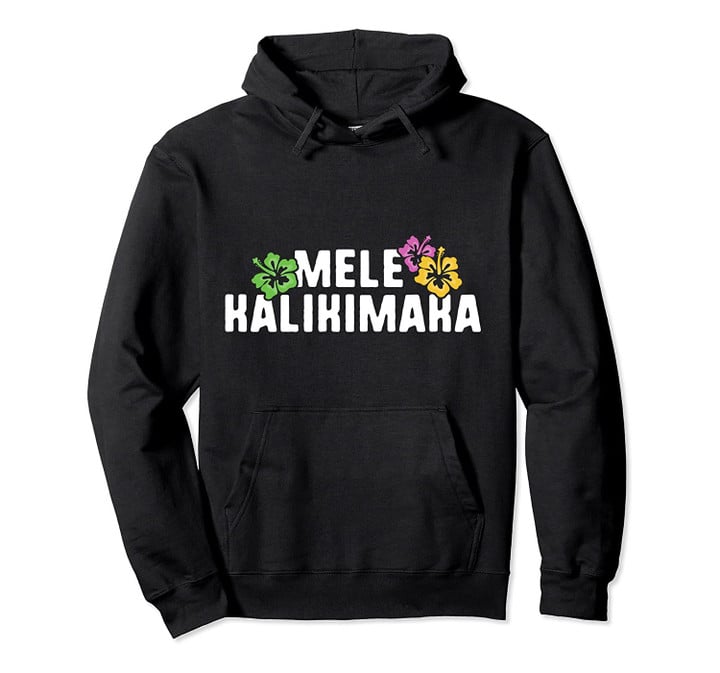 Hawaiian Christmas Mele Kalikimaka Hawaii Flower Tropical Pullover Hoodie, T Shirt, Sweatshirt