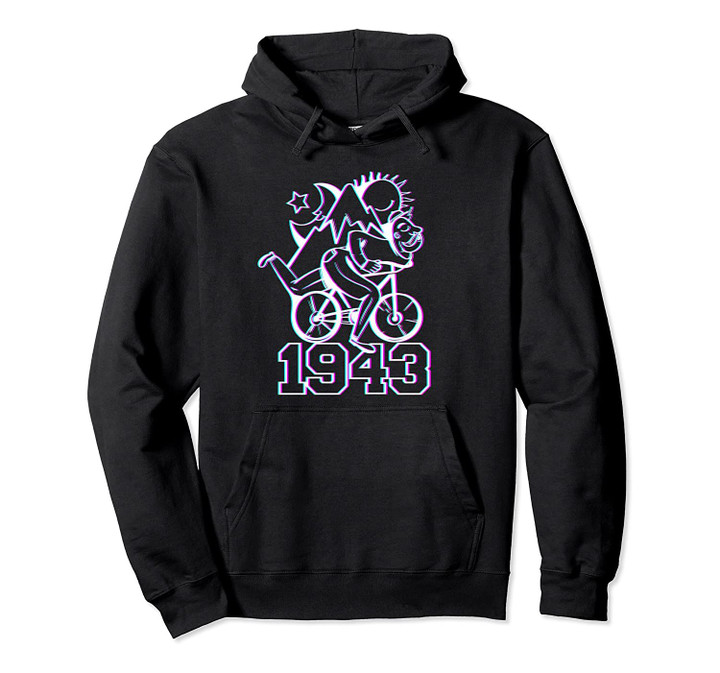 LSD Acid 1943 Hofmann Bicycle Day Psychedelic Trip Glitch Pullover Hoodie, T Shirt, Sweatshirt