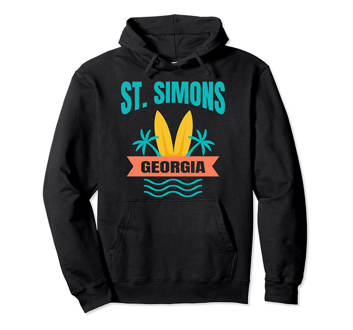 St. Simons Island Georgia Family Vacation Beach Gift Pullover Hoodie, T Shirt, Sweatshirt
