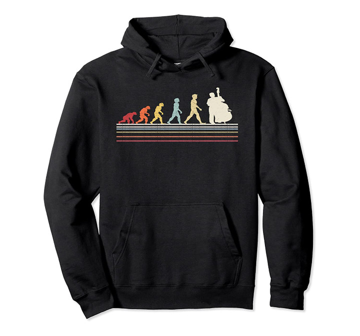 Funny Cello Evolution Of Man Shirt. Music Retro Vintage Gift Pullover Hoodie, T Shirt, Sweatshirt