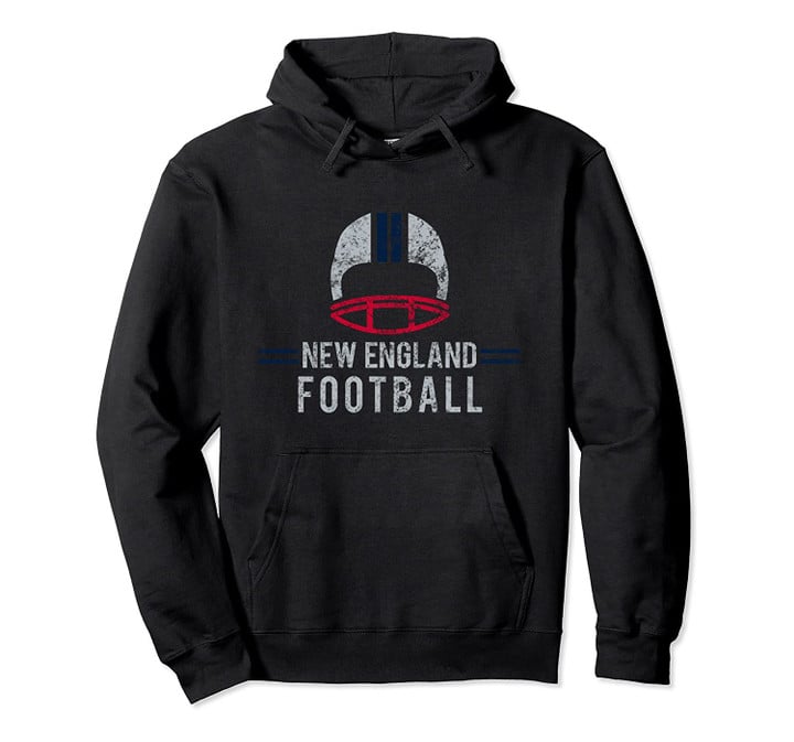 Retro New England Football Pullover Hoodie, T Shirt, Sweatshirt