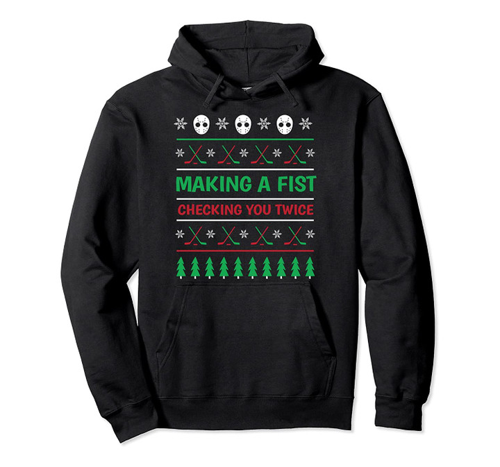 Christmas Design for Hockey Lovers Pullover Hoodie, T Shirt, Sweatshirt