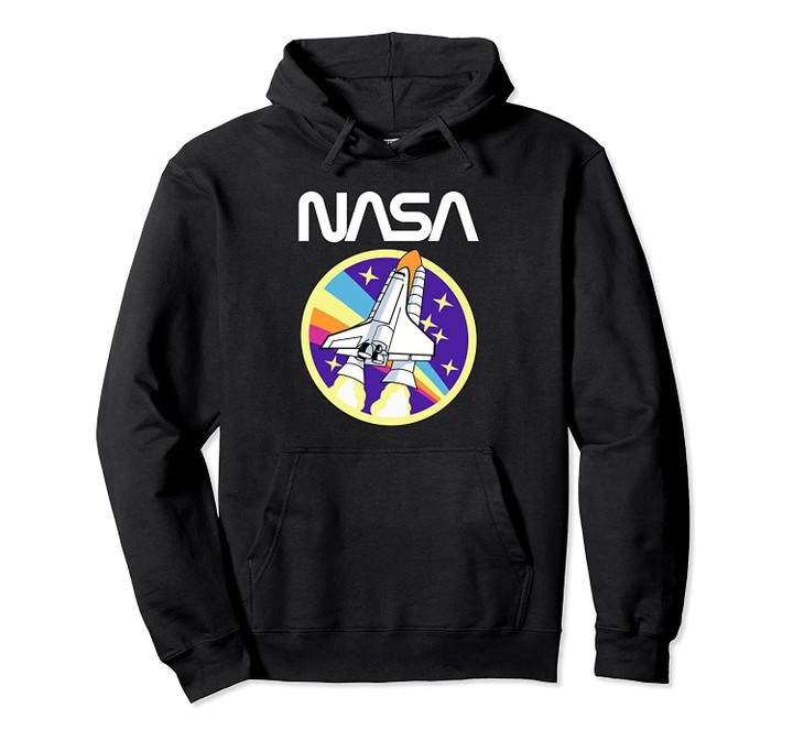 Retro Space Shuttle NASA Pullover Hoodie, T Shirt, Sweatshirt