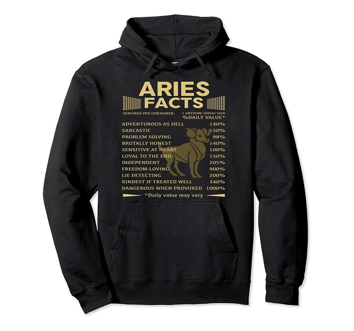 ARIES Facts ARIES Awesome Horoscope| ARIES Gift Pullover Hoodie, T Shirt, Sweatshirt
