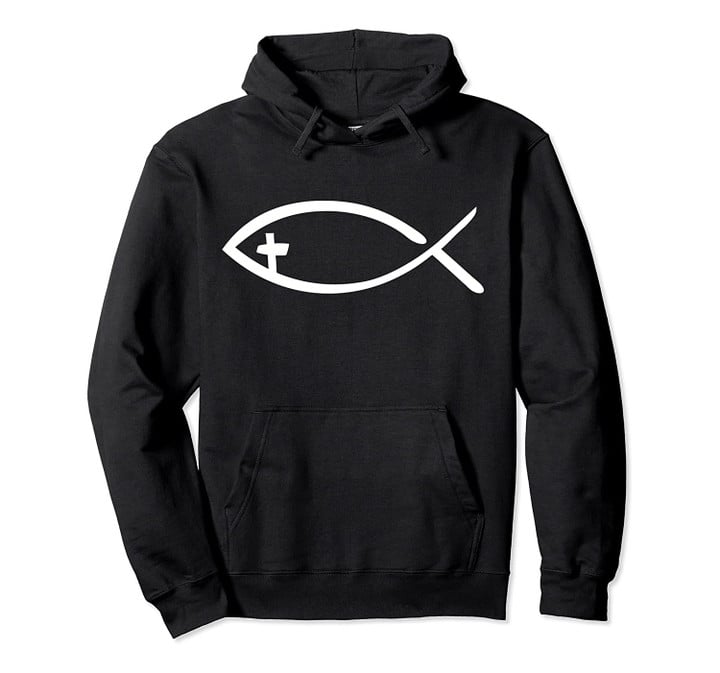 Jesus fish Pullover Hoodie, T Shirt, Sweatshirt
