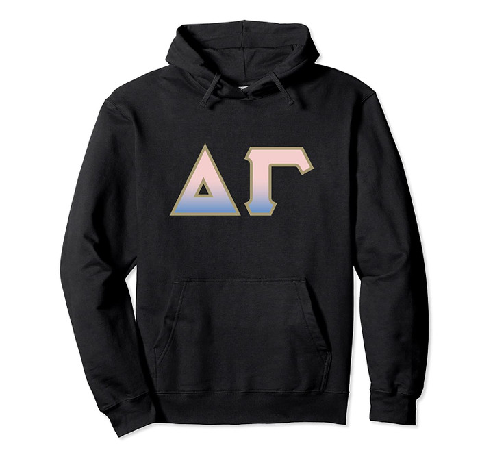 Greek letters - Delta and Gamma Pullover Hoodie, T Shirt, Sweatshirt