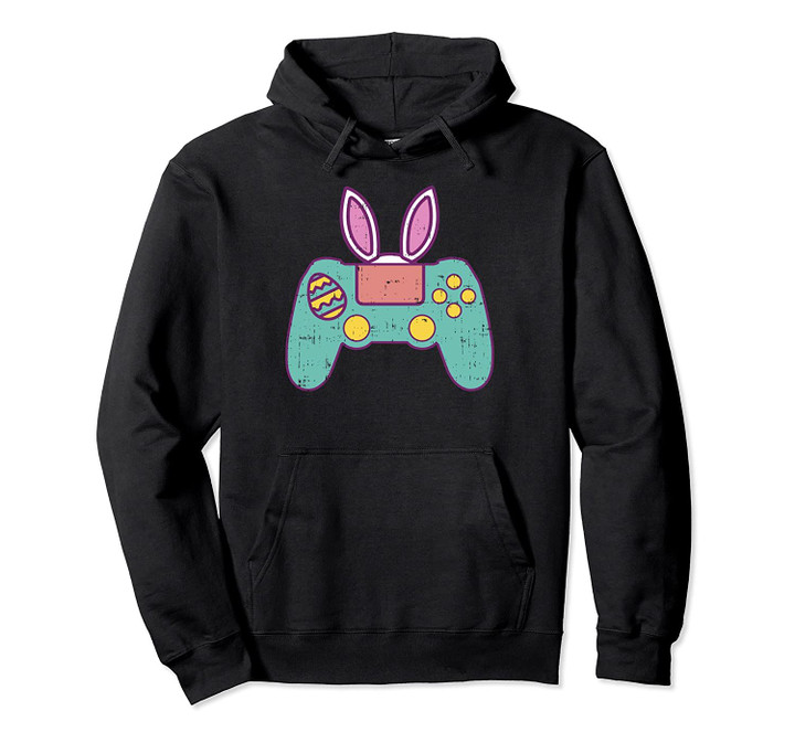 Easter Game Controller Gamer Gaming Bunny Ears Gift Boys Pullover Hoodie, T Shirt, Sweatshirt