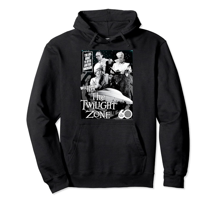 Twilight Zone 60th Anniversary Enter Another Dimension Text Pullover Hoodie, T Shirt, Sweatshirt