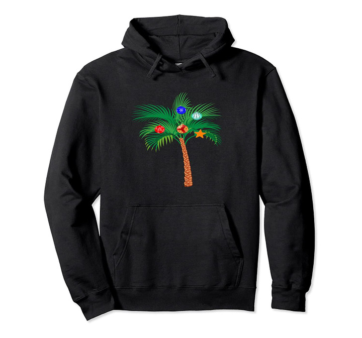 Christmas Ornaments Palm Tree Hawaii Tropical Family Xmas Pullover Hoodie, T Shirt, Sweatshirt