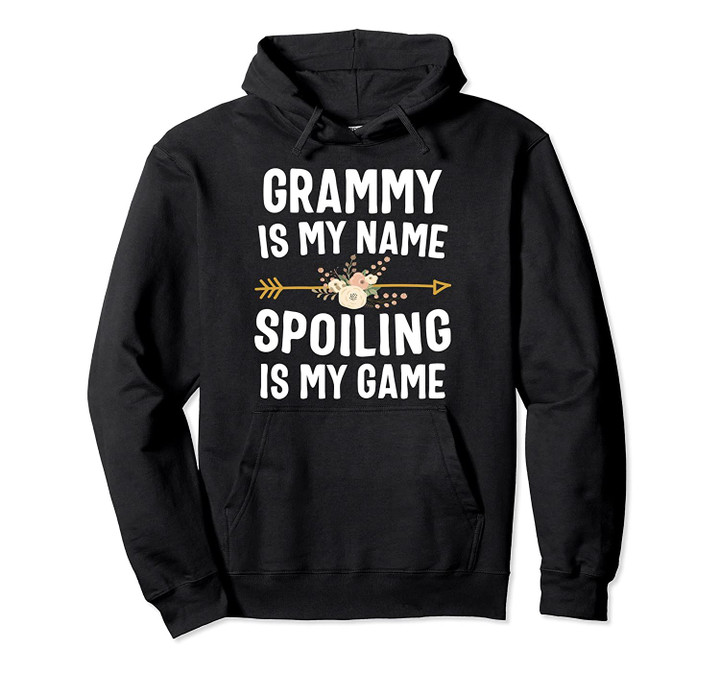 Grammy Is My Name Spoiling Is My Game Thanksgiving Pullover Hoodie, T Shirt, Sweatshirt