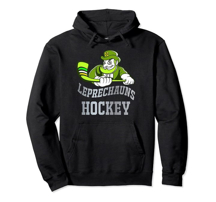 Leprechaun Hockey Player Tee Shamrock St.Patrick's Day Pullover Hoodie, T Shirt, Sweatshirt